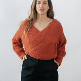 Vega Wrap Cardigan Ochre