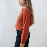 Vega Wrap Cardigan Ochre
