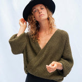 Vega Wrap Cardigan Olive