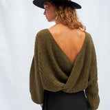 Vega Wrap Cardigan Olive