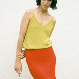Janet Knit Skirt Poppy Red