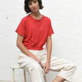 El Sur Knit Top Poppy Red