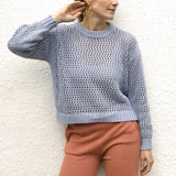 Knit Sweater Elora Swedish Sky