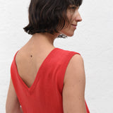 Flora Knit Top Poppy Red