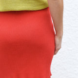 Janet Knit Skirt Poppy Red