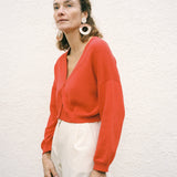 Mika Cardigan Poppy Red