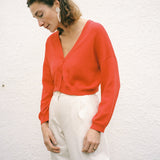 Mika Cardigan Poppy Red
