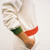 Mika Cardigan Ivory, Moss, Ice Blue, Red