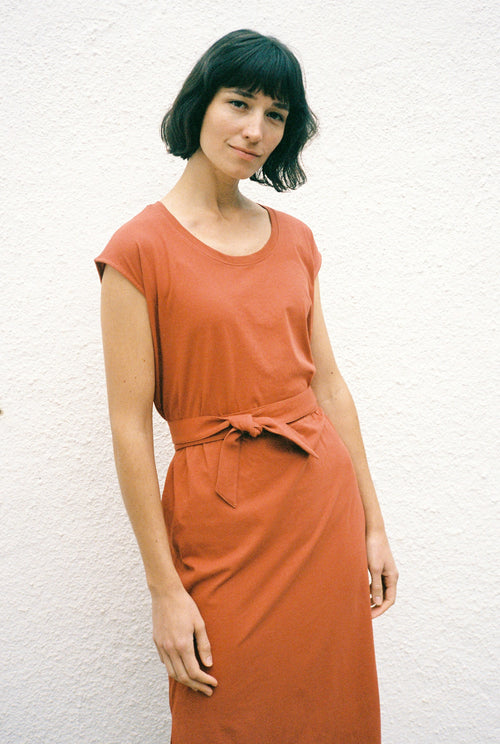 Thea Maxi Dress Brick
