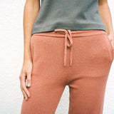 Zaira Knit Trousers Salmon