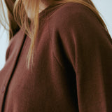 Barranco Knit Cardigan Chocolat