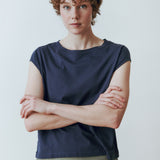 Isla Crew Tee Navy Blue