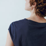 Isla Crew Tee Navy Blue