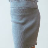 Janet Knit Skirt Berlin Blue