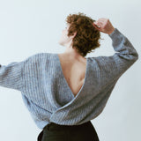 Vega Wrap Cardigan Cloudy Blue