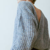 Vega Wrap Cardigan Cloudy Blue